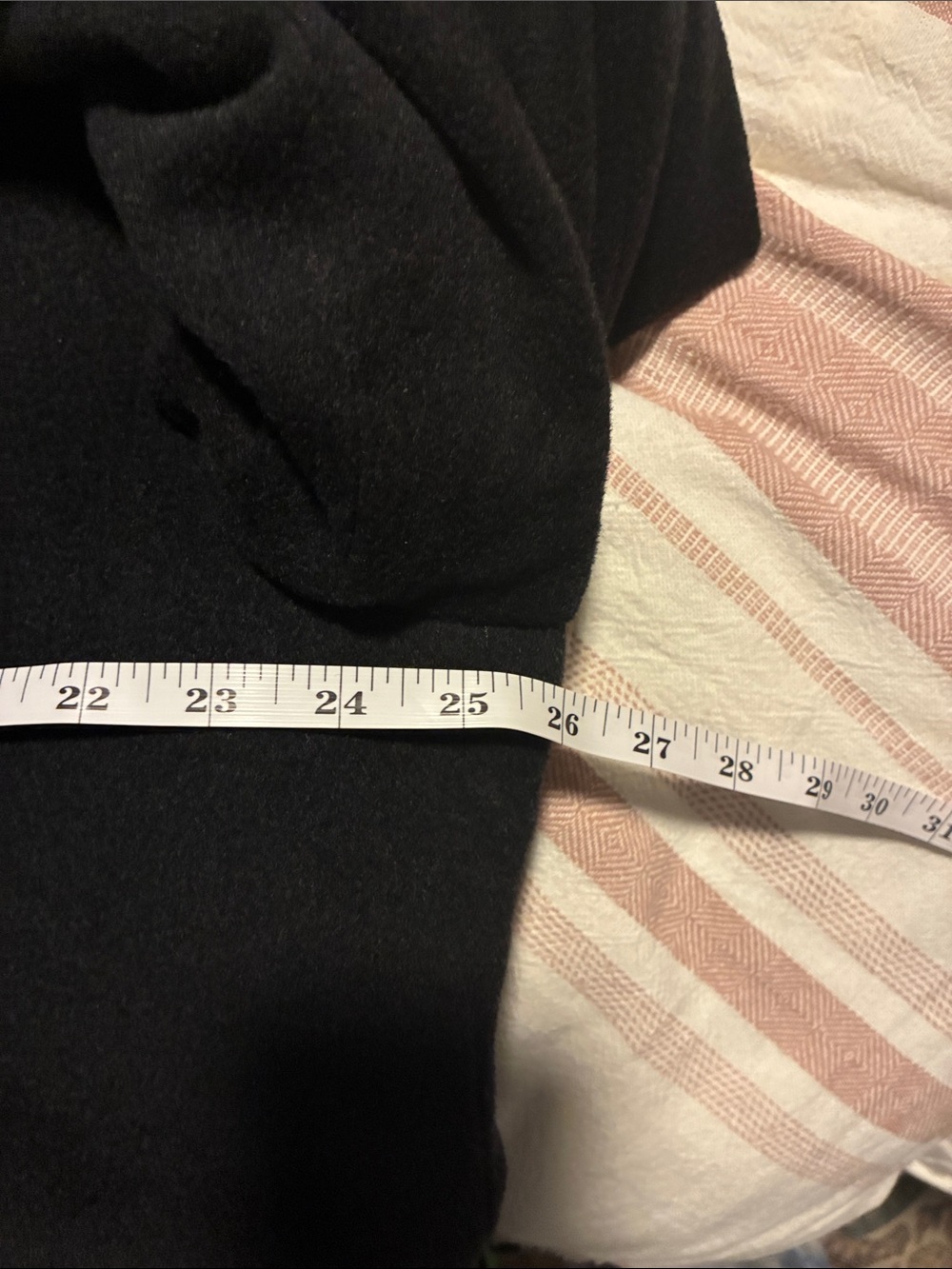 Calvin Klein Men's Black Wool and Cashmere OverCoat - Picture 8 of 8